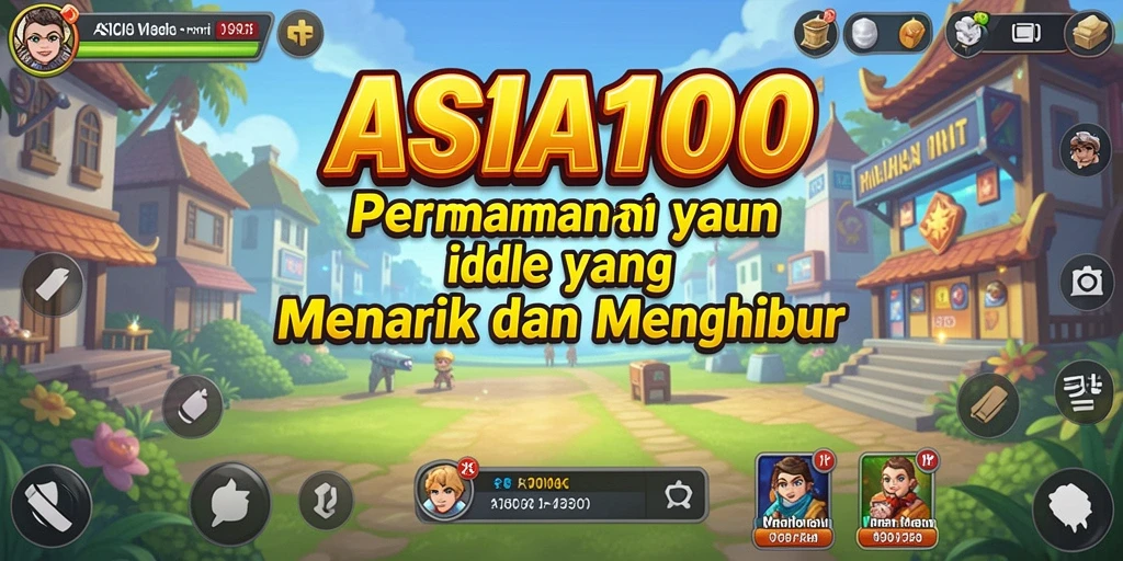 Tampilan gameplay ASIA100 yang menarik dan seru.
