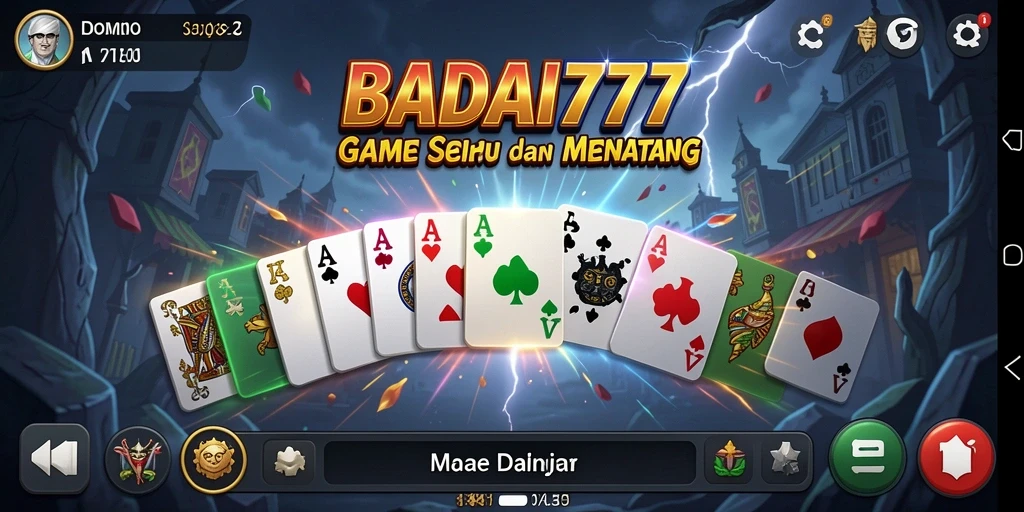 Gameplay seru dan interaktif dari aplikasi BADAI777