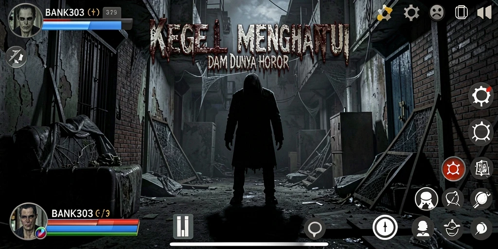 Tampilan gameplay yang menegangkan di BANK303