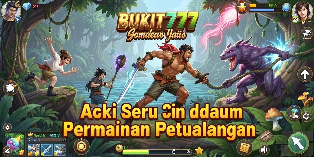 Tampilan gameplay seru BUKIT777 yang penuh aksi dan tantangan.