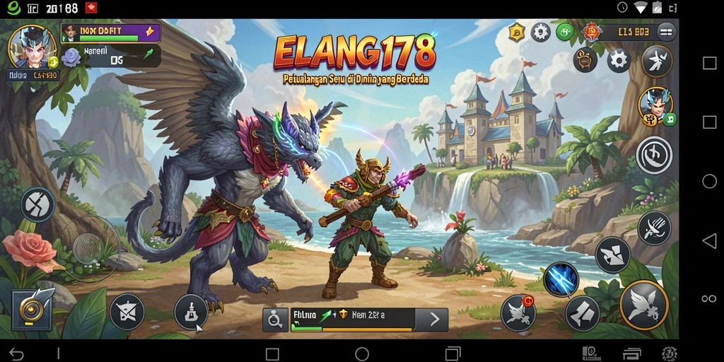 Tampilan gameplay petualangan mendebarkan di ELANG178.