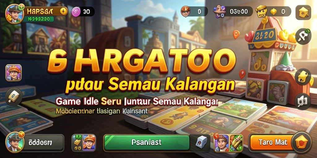 Tampilan gameplay HARGATOTO yang adiktif dan menarik.