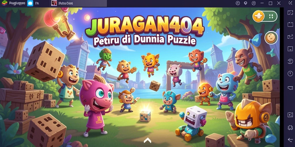 Tampilan gameplay seru JURAGAN404 dengan teka-teki menarik.