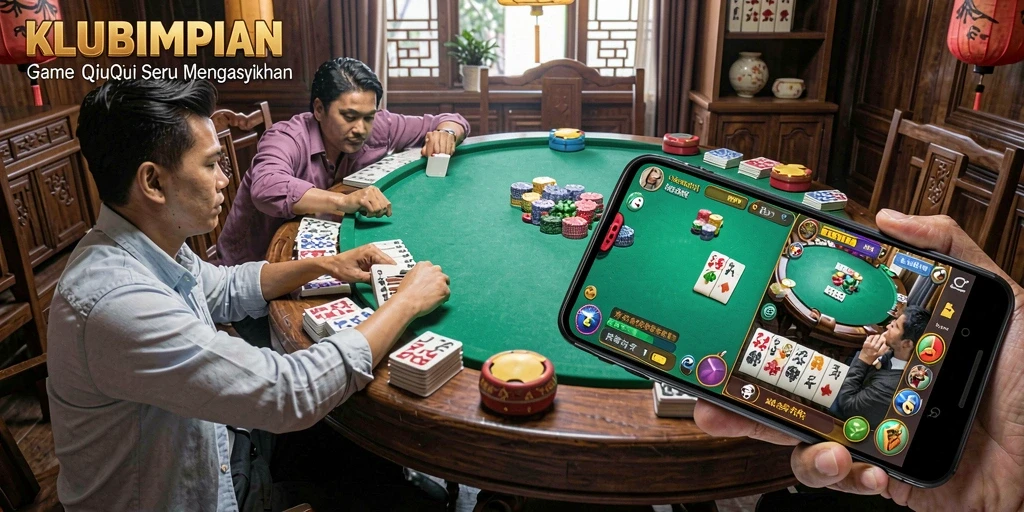 Tampilan gameplay KLUBIMPIAN yang penuh aksi dan seru.