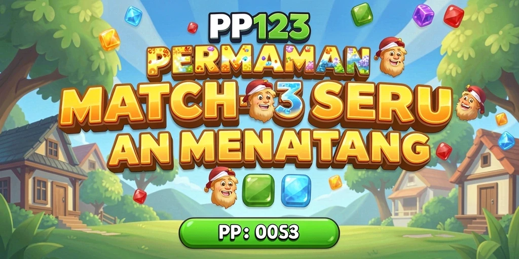 Screenshot gameplay Match-3 yang memukau.