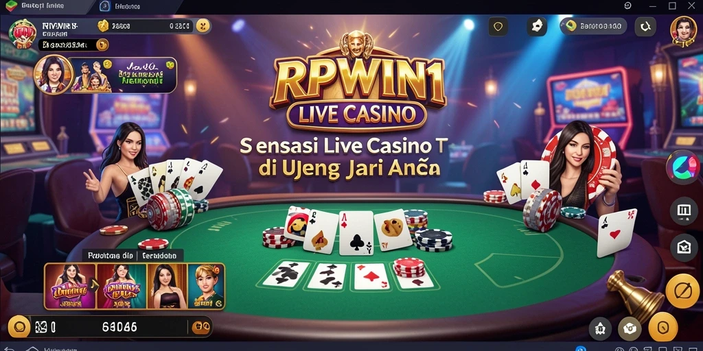 Gameplay menarik RPWIN1 dalam suasana Live Casino